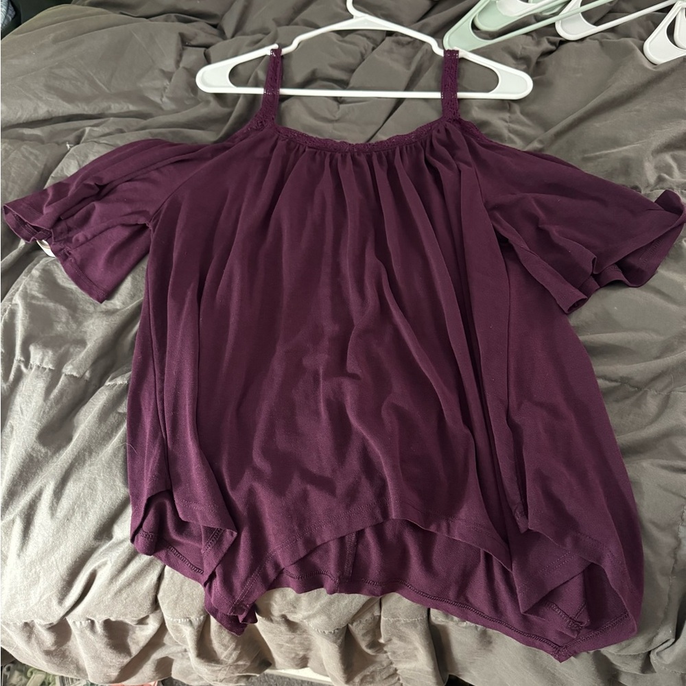 Mudd Cold Shoulder Top